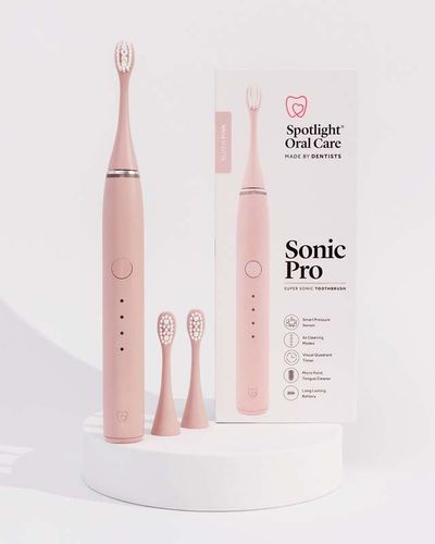 Spotlight Oral Care Sonic Pro Toothbrush in Pale Pink