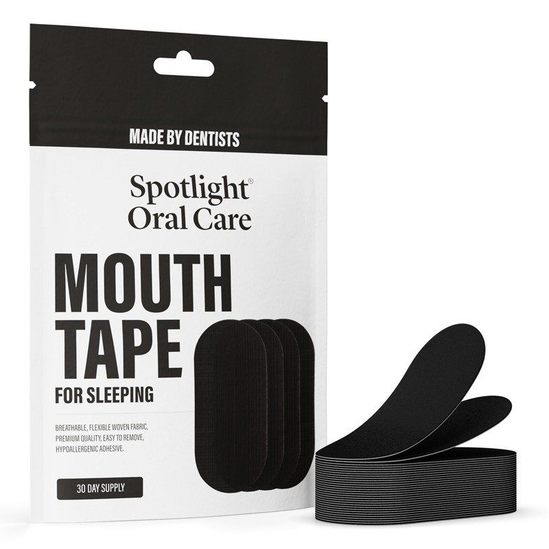 Spotlight Oral Care Mouth Tape in Black - Image 1