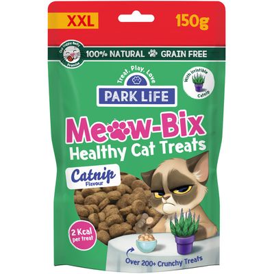 Park Life Meow Bix Cat Treats 150g - Catnip