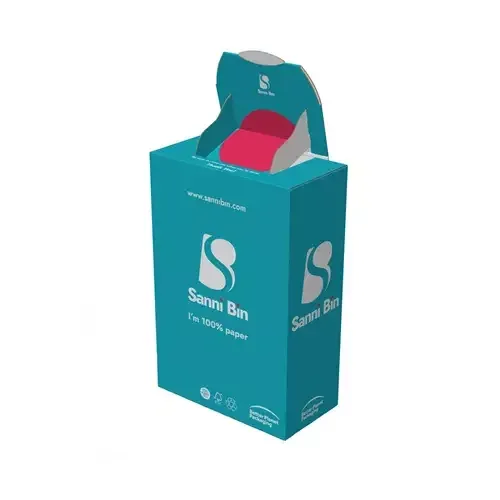 Sanni Bin Sanitary Disposal Hygiene Bin (Pack 10) - 0606023 - Image 1