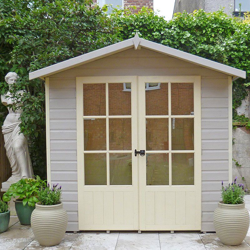 7x5 Shire Lumley Traditional Wooden Summer House - Image 1