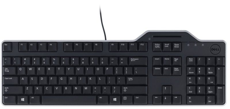 DELL KB813 Smartcard - Keyboard - USB - QWERTY - UK/Irish - black - Image 1
