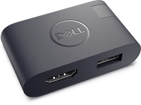 DELL DA20. Connector 1: USB Type-C Connector 2: HDMI + USB Connector 1 gender: Male. Width: 15.2 mm Depth: 56.4 mm Height: 33.4 mm. Quantity per pack: 1 pc(s)
