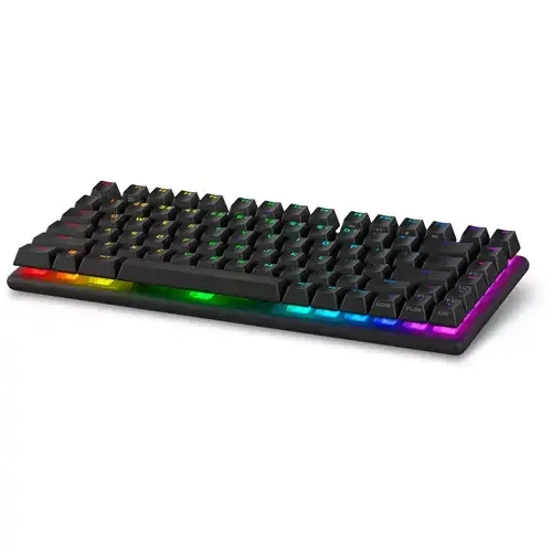 Alienware Pro Wireless Gaming Keyboard 75% Wired & Wireless USB + RF Wireless + Bluetooth Mechanical RGB LED Black - Image 1