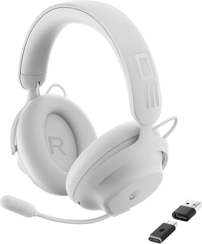 Alienware PRO-HS-G-DEAM Headset Wired & Wireless Head-band Gaming USB Type-C Bluetooth Black White - Image 1