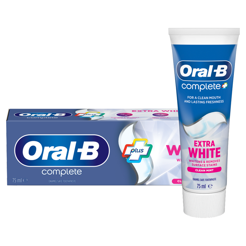 Oral-B Complete Extra White Toothpaste 75ml - Image 1