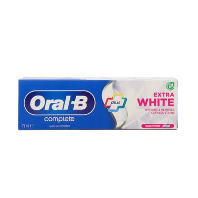 Oral-B Complete Extra White Toothpaste 75ml - Thumbnail 2