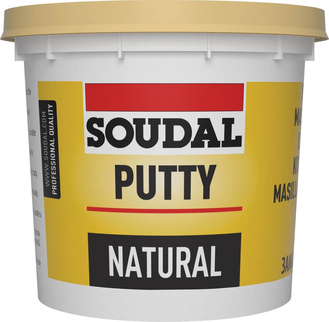 Soudal Universal Putty Natural 1kg - Image 1
