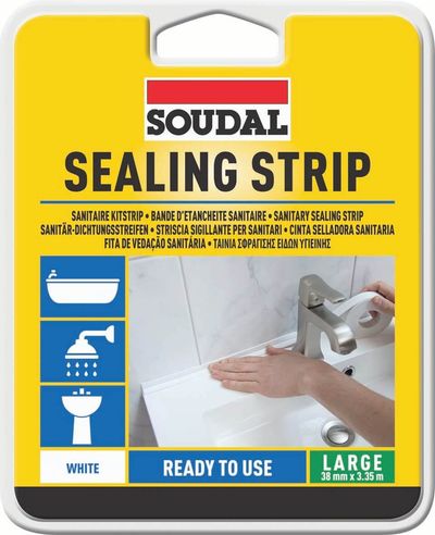 Soudal Self-Adhesive Sealing Strip - White