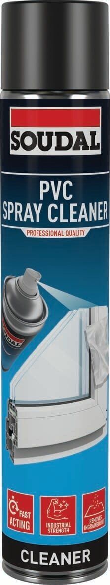 Soudal Pvcu Aerosol Spray Cleaner Clear 750Ml aerosol 12 - Image 1