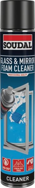 Soudal Glass & Mirror Aerosol Spray Cleaner White 750Ml aerosol 6