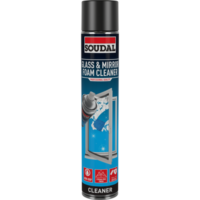 Soudal Glass & Mirror Aerosol Spray Cleaner White 750Ml aerosol 6 - Thumbnail 2