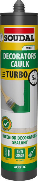 Soudal Turbo Decorators Caulk