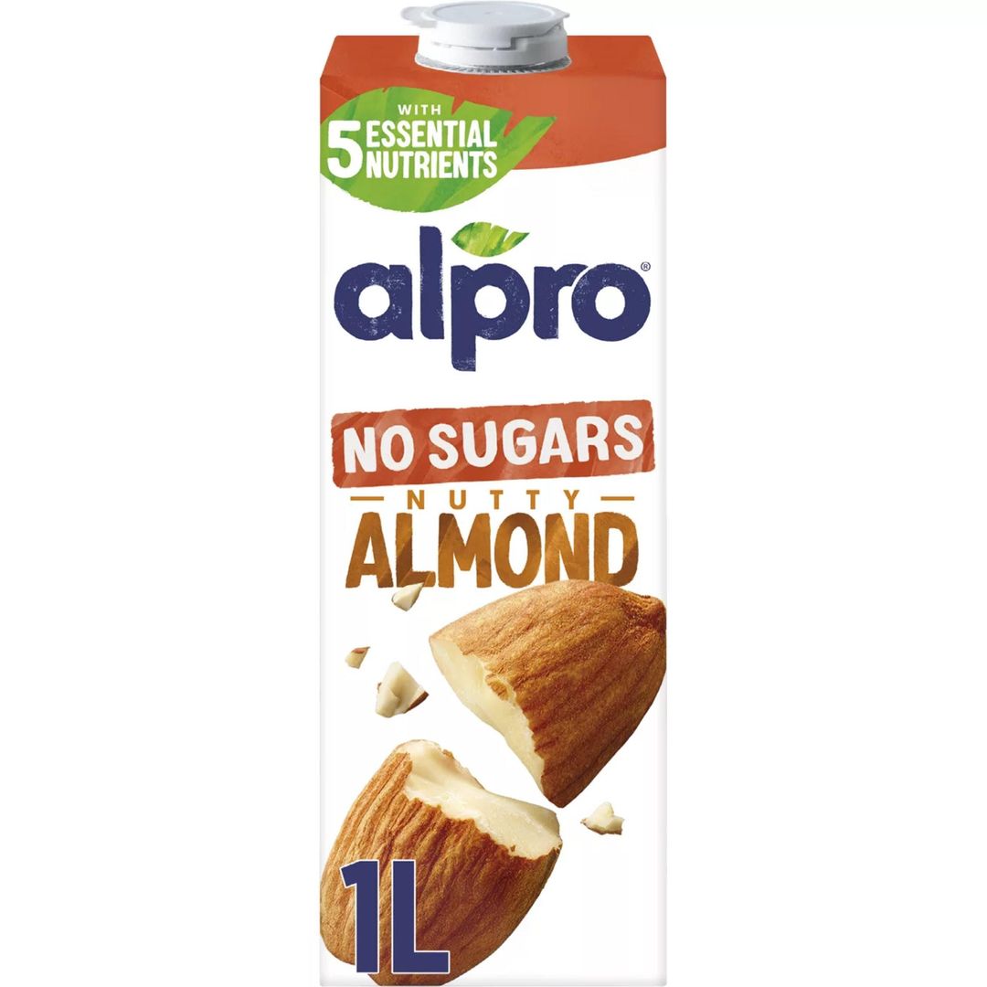 Alpro Almond No Sugar Long Life Dairy Free Drink 1L - Image 1