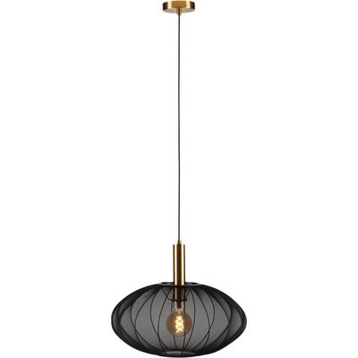 Lucide Corina pendant light, black, Ø 50 cm, E27 - Thumbnail 2