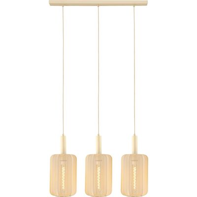 Lucide Corina pendant light, cream, 3-bulb, E27 - Thumbnail 2