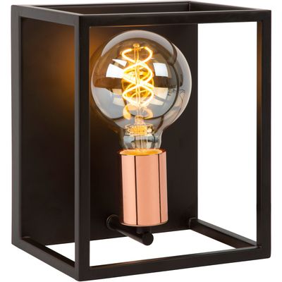 Lucide Arthur wall light with metal frame, black - Thumbnail 2