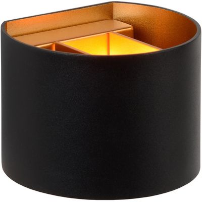 Lucide Xio wall light, width 13 cm, black - Thumbnail 2