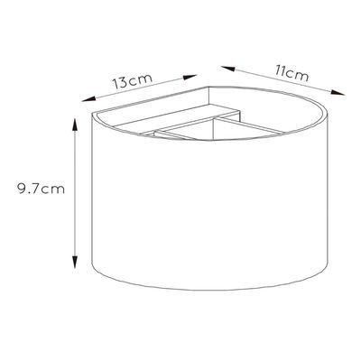 Wall Light Brown - Brown - Thumbnail 2