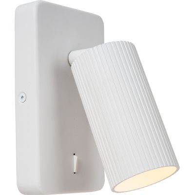 Lucide Clubs wall spotlight, 1-bulb, white - Thumbnail 2