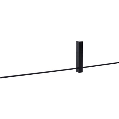 Lucide LED wall light Segin, height 90 cm, 10W, black, aluminium - Thumbnail 2