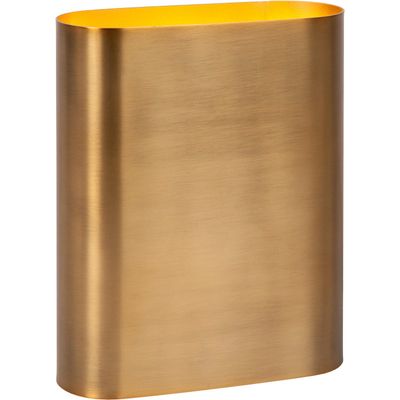 Lucide OVALIS wall lamp, gold-coloured, height 20 cm, metal, up/down, E14 - Thumbnail 2