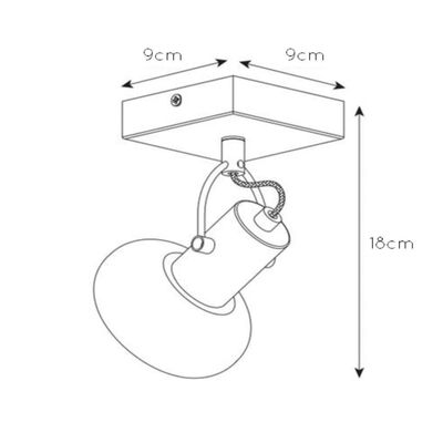 Lucide Madee downlight black/smoke, 1-bulb