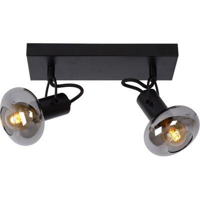 Lucide Madee downlight, black/smoke, 2-bulb - Thumbnail 2