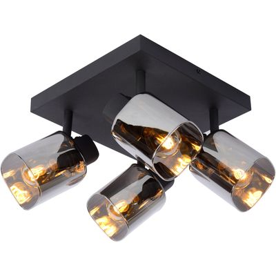 Lucide Alion downlight, smoky grey, 4-bulb - Thumbnail 2