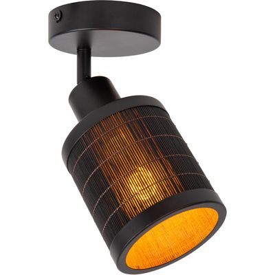 Lucide Tagalog downlight made of bamboo, 1-bulb - Thumbnail 2