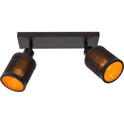 Lucide Tagalog downlight made of bamboo, 2-bulb - Thumbnail 2