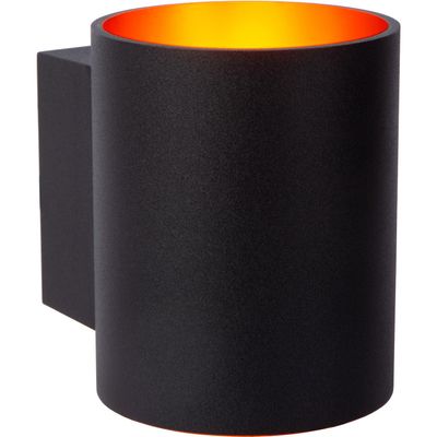 Lucide Xera wall light, black, Ø 8 cm, up/downlight, aluminium - Thumbnail 2