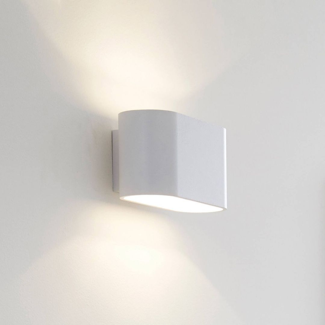 Lucide Xera wall light, oval, white - Image 1