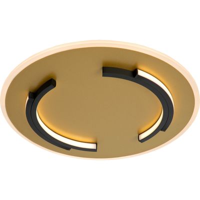 Lucide LED ceiling light Andreas, round, Ø 40 cm, gold matt - Thumbnail 2