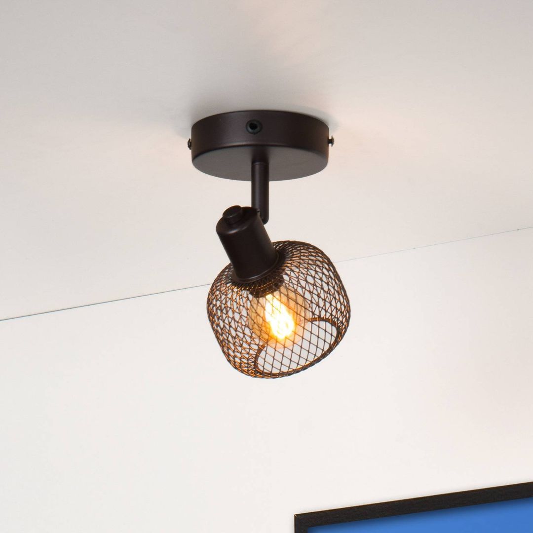 Lucide Maren downlight, 1-bulb, black - Image 1