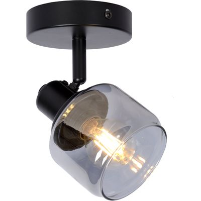 Lucide Bjorn downlight 1-bulb, black/smoky grey - Thumbnail 2