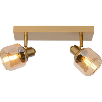 Lucide Bjorn downlight, 2-bulb, gold/brass - Thumbnail 2