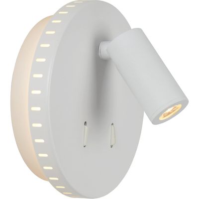 Lucide LED wall light Bentjer 2 light sources white - Thumbnail 2