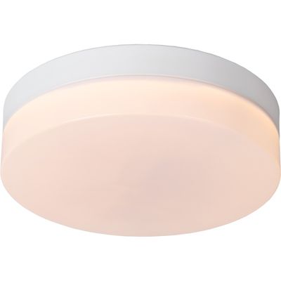 Lucide LED bathroom ceiling lamp Biskit, white, Ø 23 cm, plastic - Thumbnail 2
