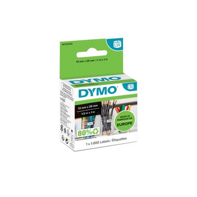 Dymo 11353/S0722530 DirectLabel-etikettes 13mm x 25mm for Dymo 400 Duo