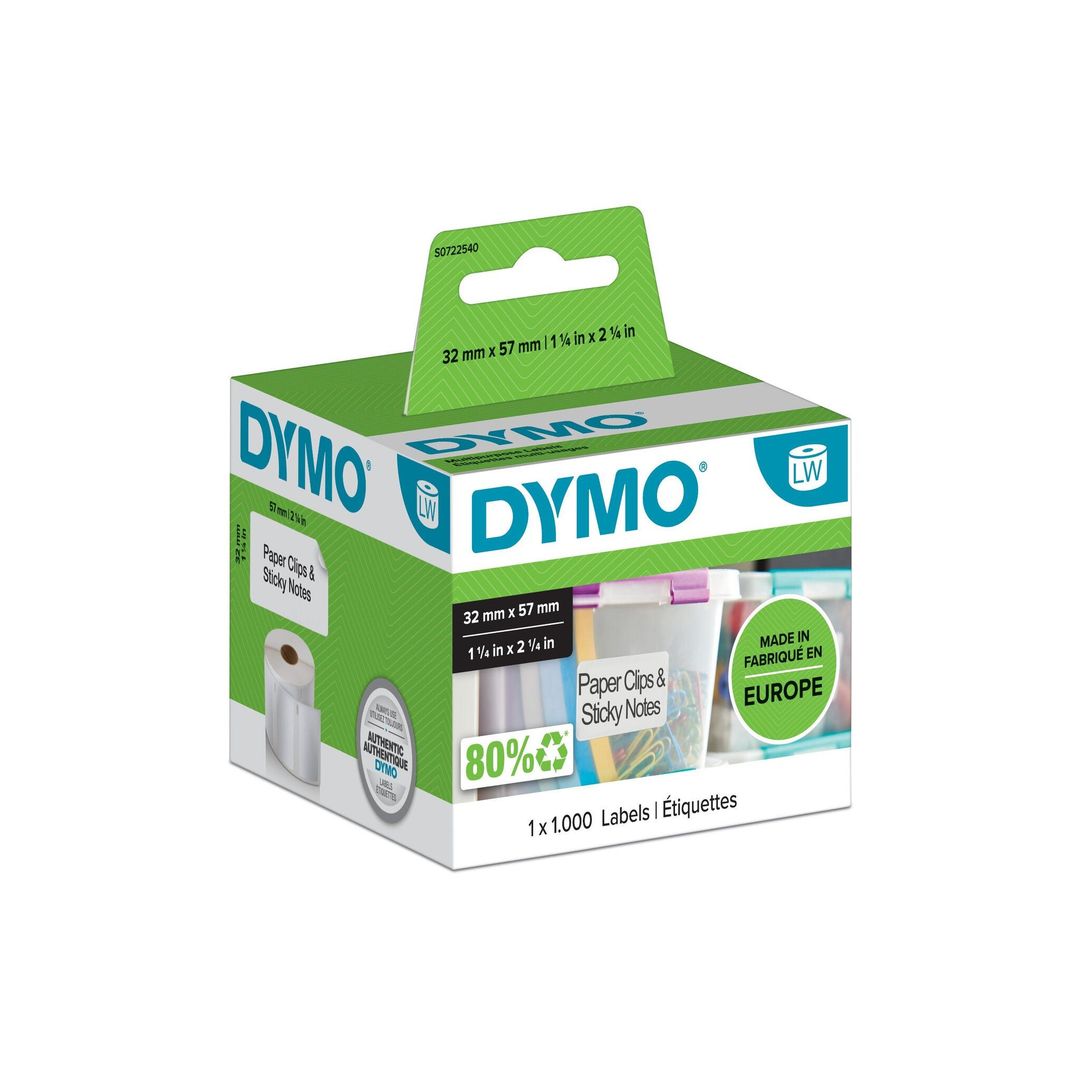 DYMO Multi-Purpose Labels - 32 x 57 mm - S0722540 - Image 1