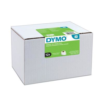 Dymo 13186/S0722420 DirectLabel-etikettes white 101mm x 54mm Pack=12 f