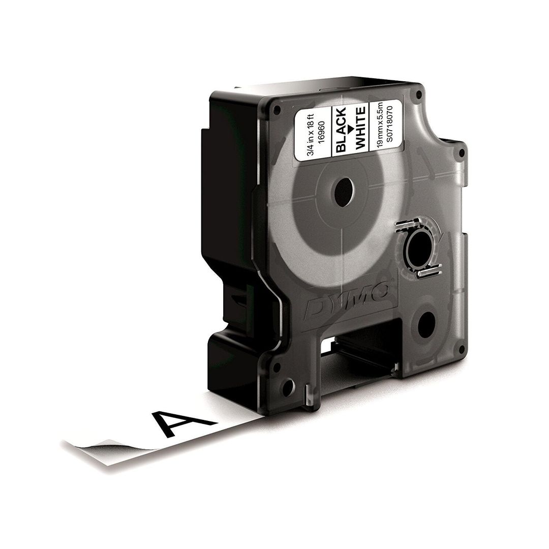 DYMO D1 Durable - Black on White - 19mm - Image 1