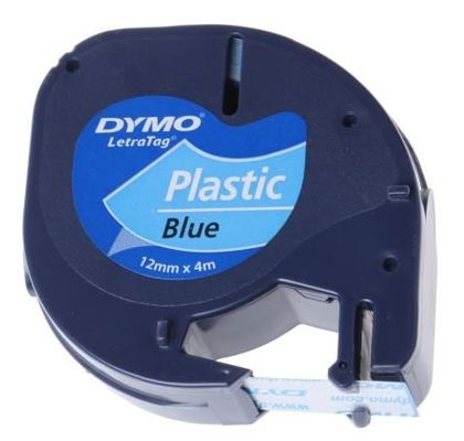 Dymo 91205/S0721650 DirectLabel-etikettes Polyester blue 12mm x 4m for