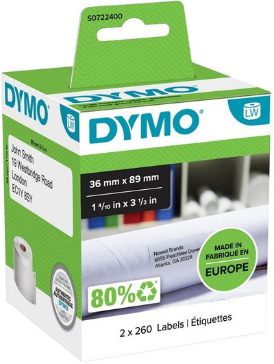DYMO Large Address Labels - 36 x 89 mm - S0722400