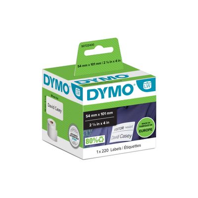 Dymo 99014/S0722430 DirectLabel-etikettes white 101mm x 54mm for Dymo