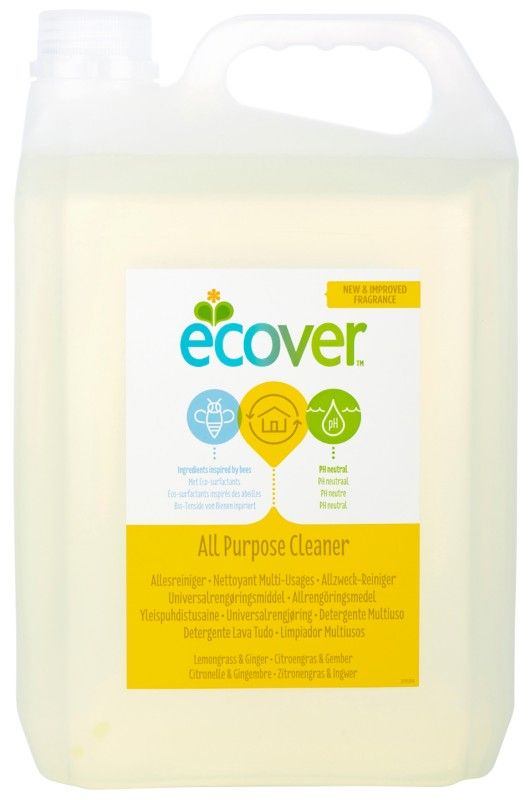 Ecover All Purpose Cleaner Refill Lemon & Ginger 5L - 4005098 - Image 1