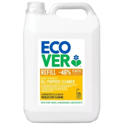 Ecover All Purpose Cleaner Refill Lemon &amp; Ginger 5L - 4005098 - Thumbnail 2