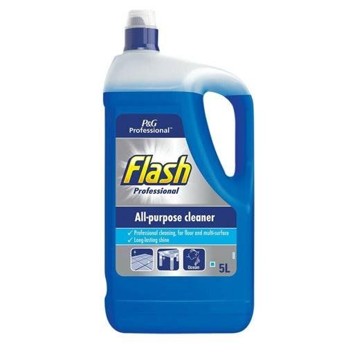 Flash All Purpose Surface Cleaning Liquid Ocean 5Ltr 1014006 - Image 1