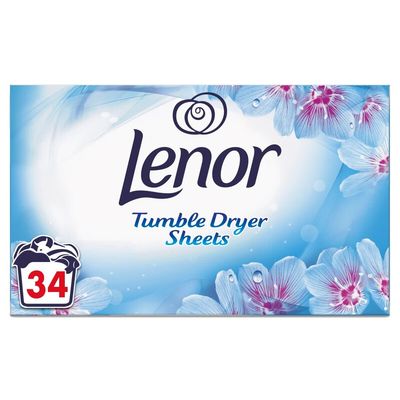 Lenor Tumble Dryer Sheets Spring Awakening (34 sheets)